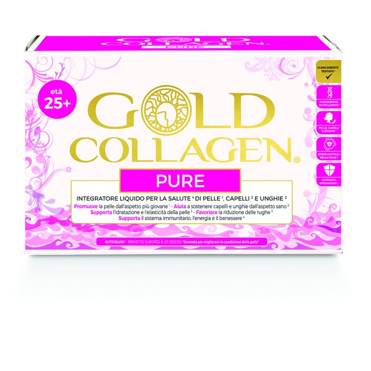 Gold Collagen Complément Alimentaire au Collagène d'Or Pur 10 Ampoules x50ml