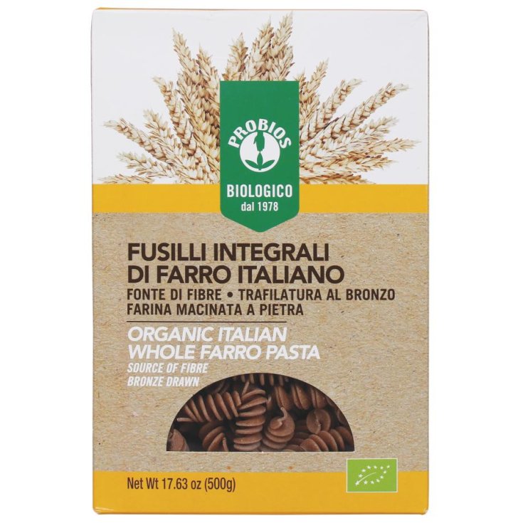 Spécialité Epeautre Complet Fusilli Probios 500g