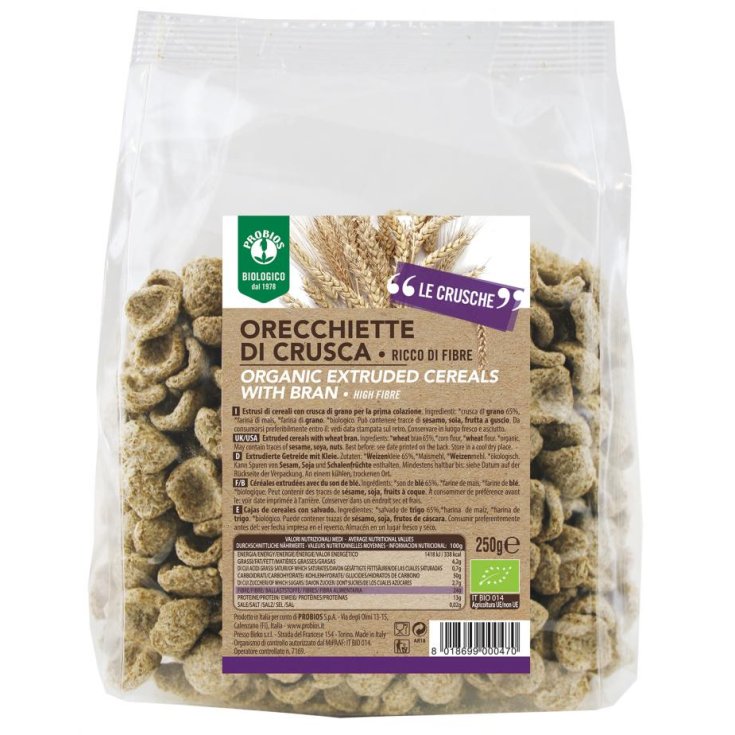 Orecchiette Probios au Son de Blé Bio Easy To Go 250g