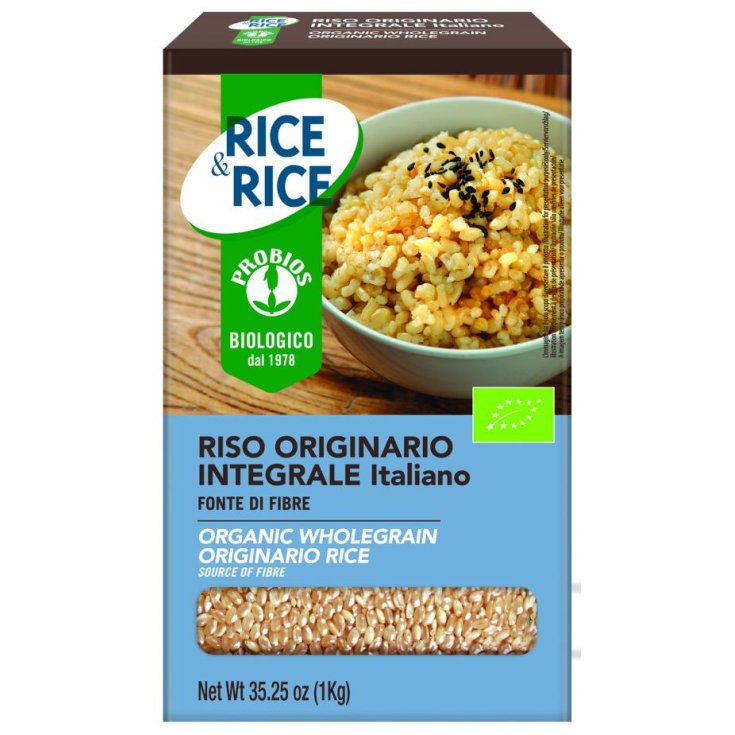 Rice & Rice Original Riz Rond Intégral Probios 1kg