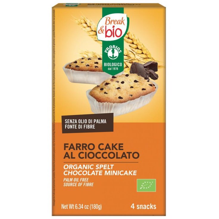 Break & Bio Gâteau D'épeautre Au Chocolat Probios 4x45g