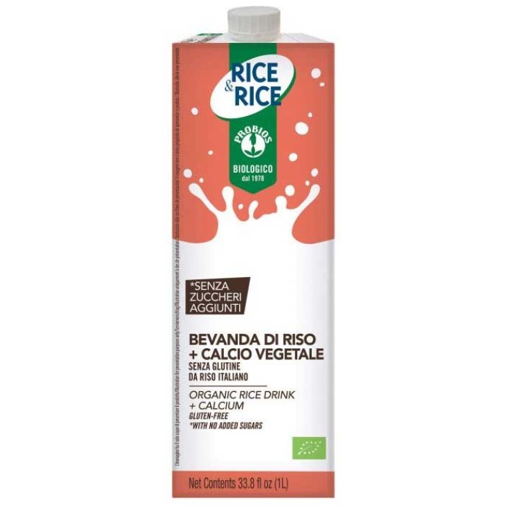 Rice & Rice Boisson De Riz Au Calcium Probios 1l