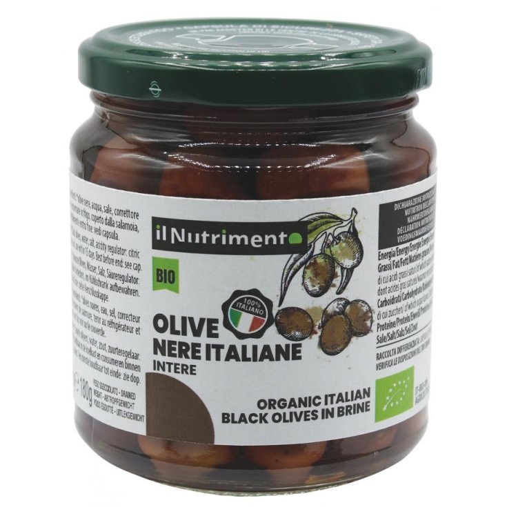 Il Nutrimento Olives Noires En Saumure Probios 280g