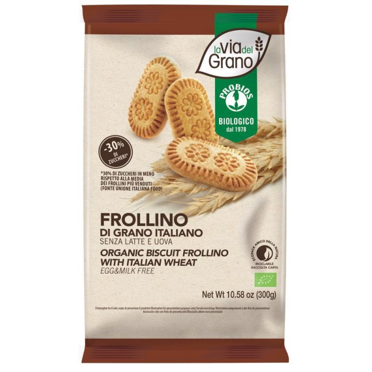 La Via Del Grano Sablés -30% Sucre Probios 300g