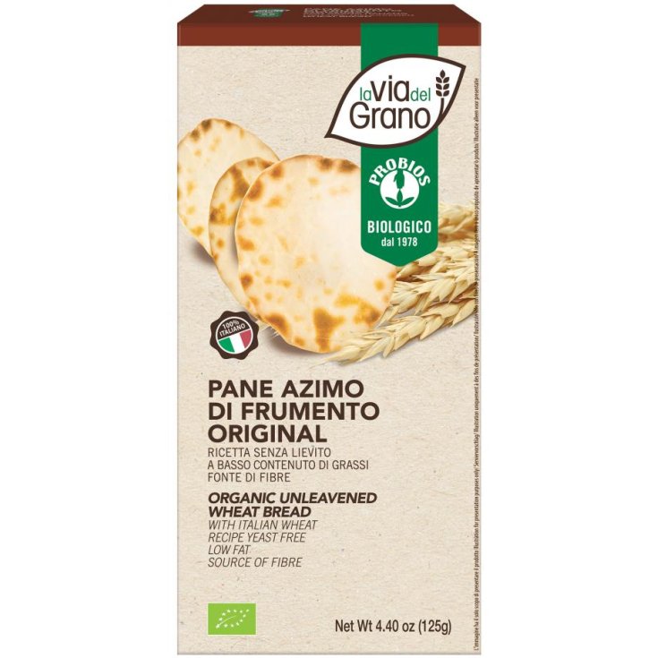 La Via Del Grano Original Probios Pain de Blé Bio 125g