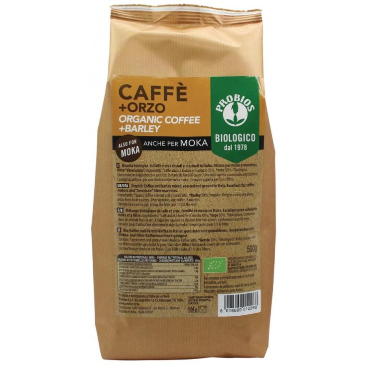 Café + Orge Moka Probios 500g