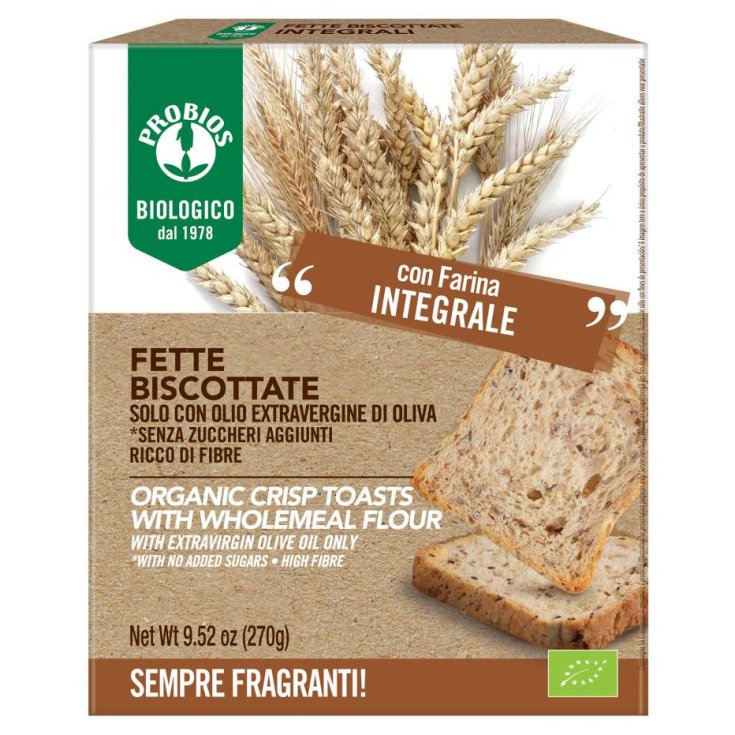 Biscottes Complètes À L'Huile Probios EVO 270g