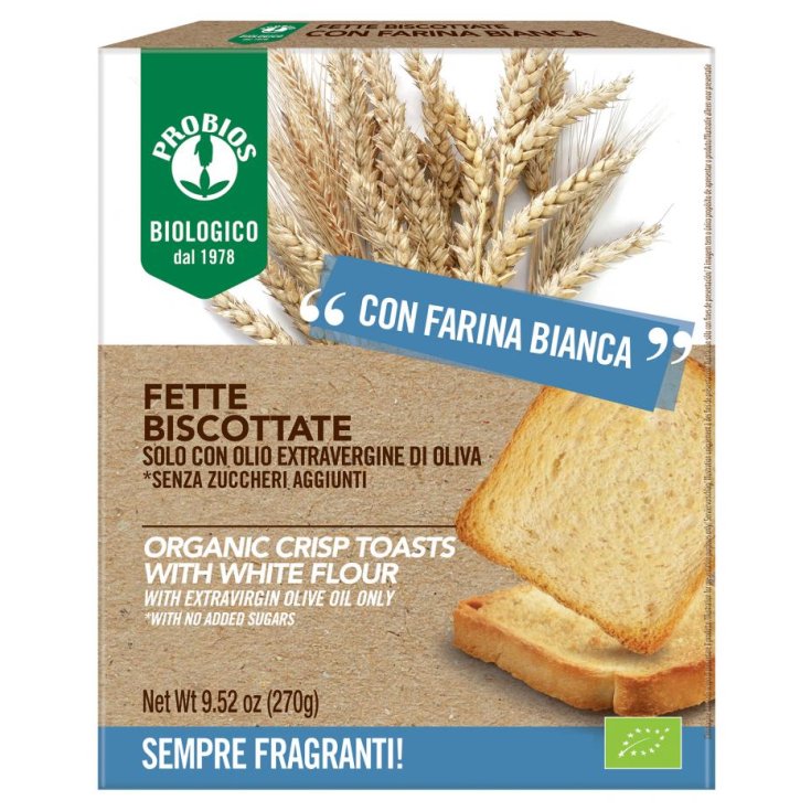 Biscottes à la Farine Blanche Probios 270g