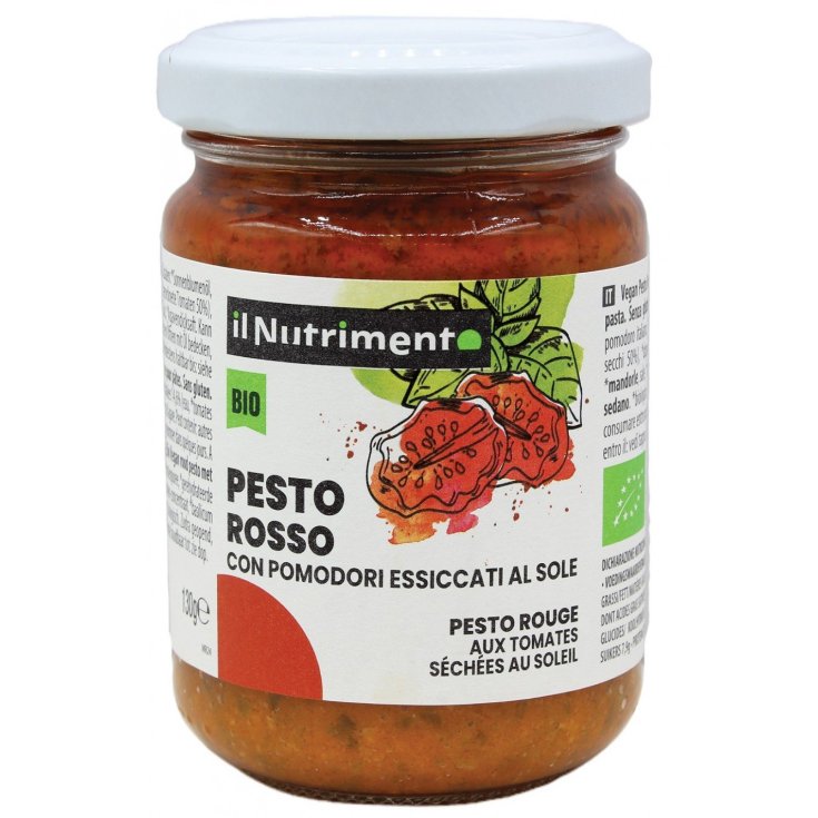 Le Nutrimento Pesto Rouge Aux Tomates Séchées Probios 140g