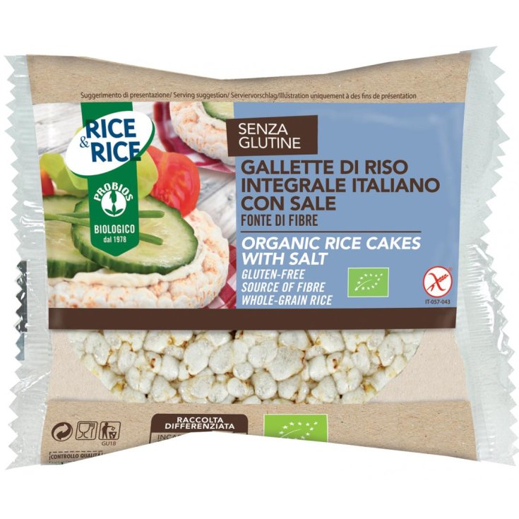 Riz & Riz Galettes De Riz Au Sel Probios Duopack 13g