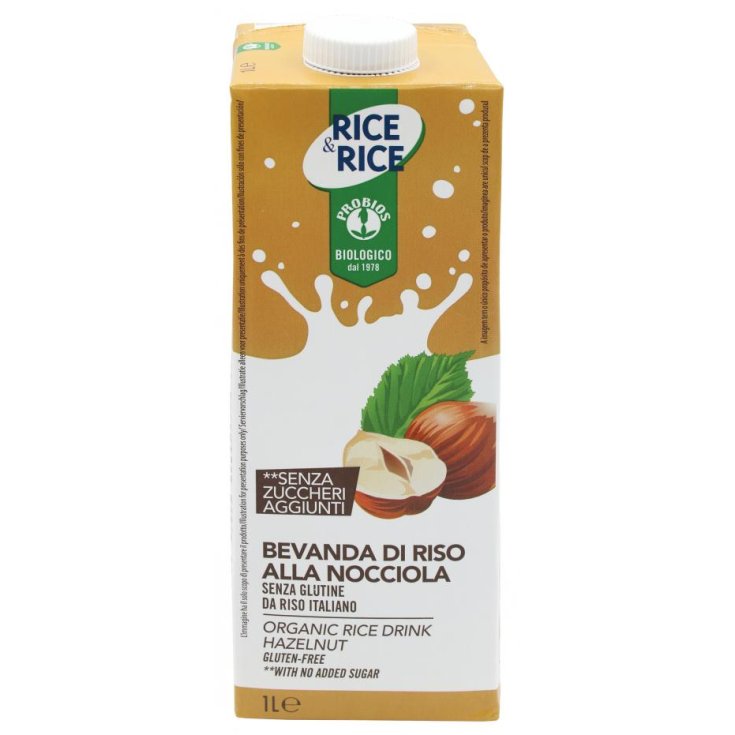 Rice & Rice Probios Boisson de Riz Noisette 1l