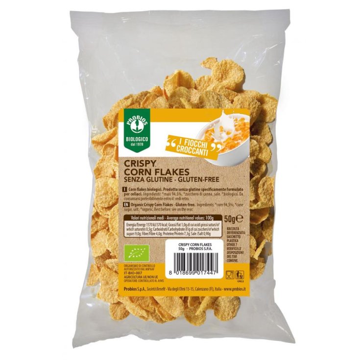 Viva Mais Crispy Corn Flakes Probios 50g