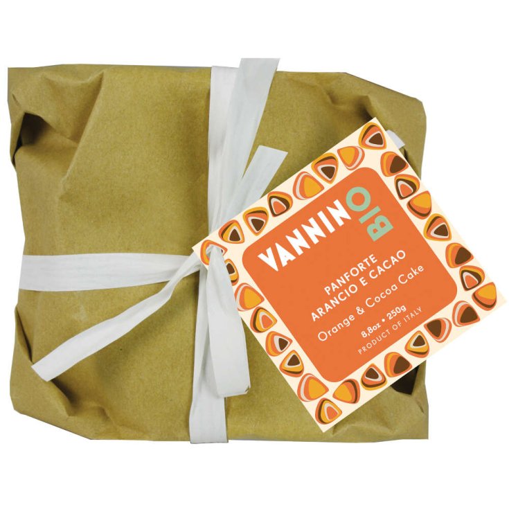 Vannini Panforte Cacao Orange Et Amandes Probios 250g