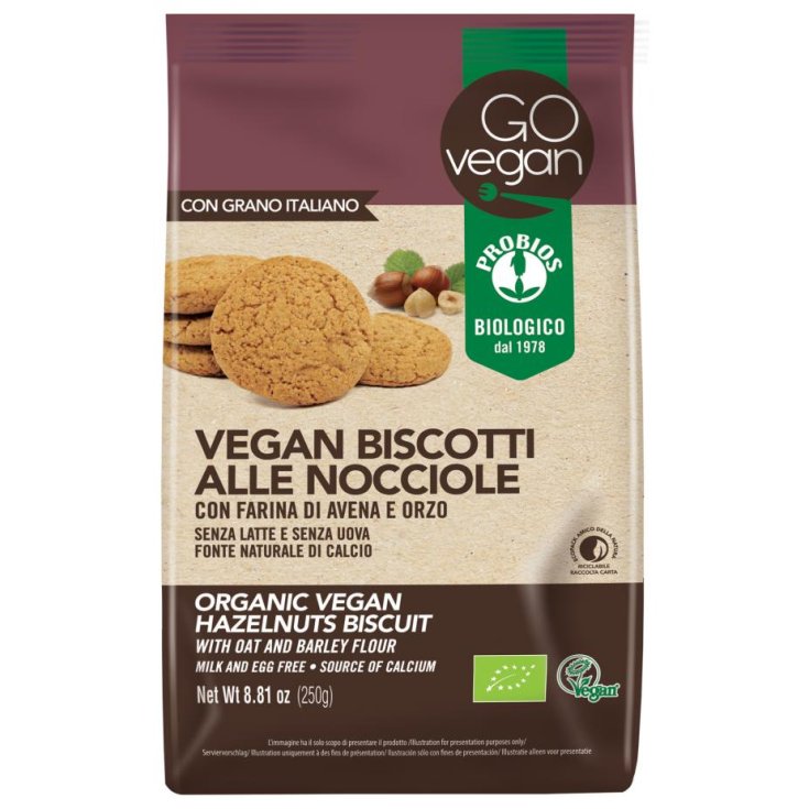 Go Vegan Probios Biscuits Noisette 250g