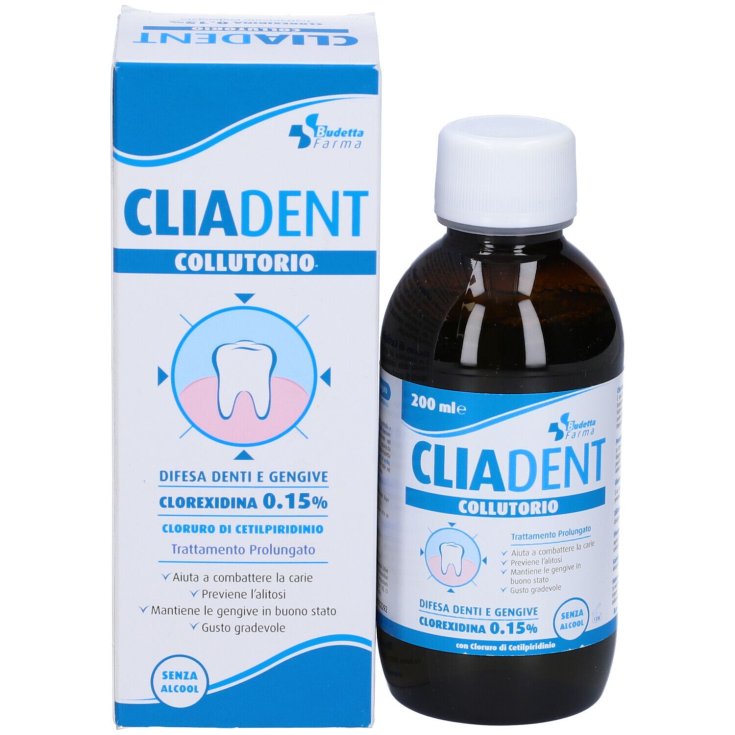 CliaDent Bain de Bouche Chlorhexidine 0,15% 200 ml