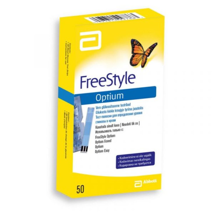 Bandelettes de test Abbott Diabetes Freestyle Optium 50