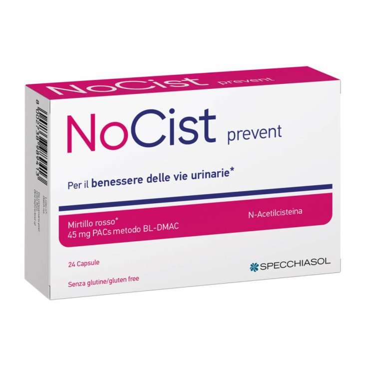 Specchiasol Nocist Prevent Complément Alimentaire 24 Gélules