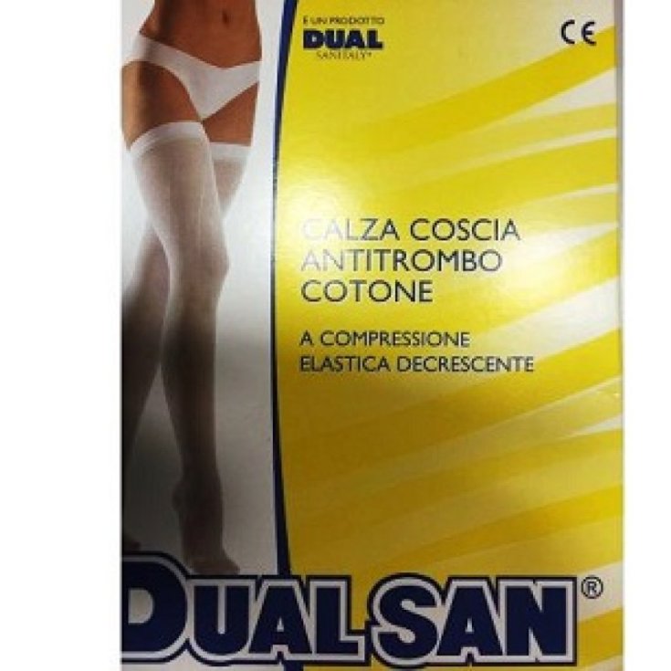 Bas Dualsan Anti-thrombus Avec Soufflet Taille 4