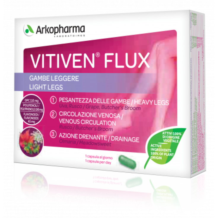 Arkopharma Vitiven Flux Veinoflux Complément Alimentaire 30 Gélules