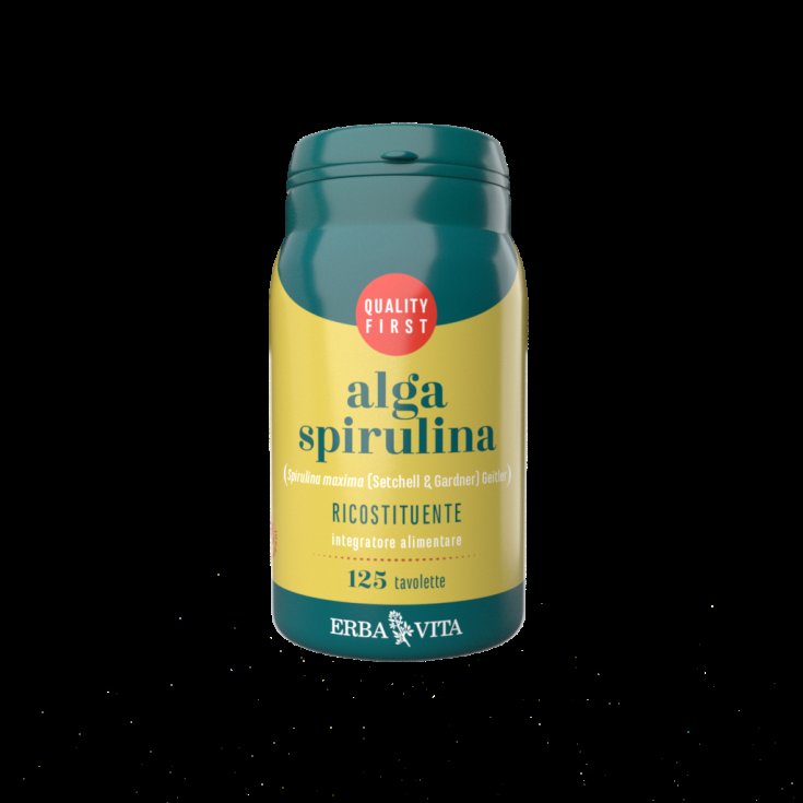 ErbaVita Monoplanta Comprimés Spiruline Algue Complément Alimentaire 125 Comprimés