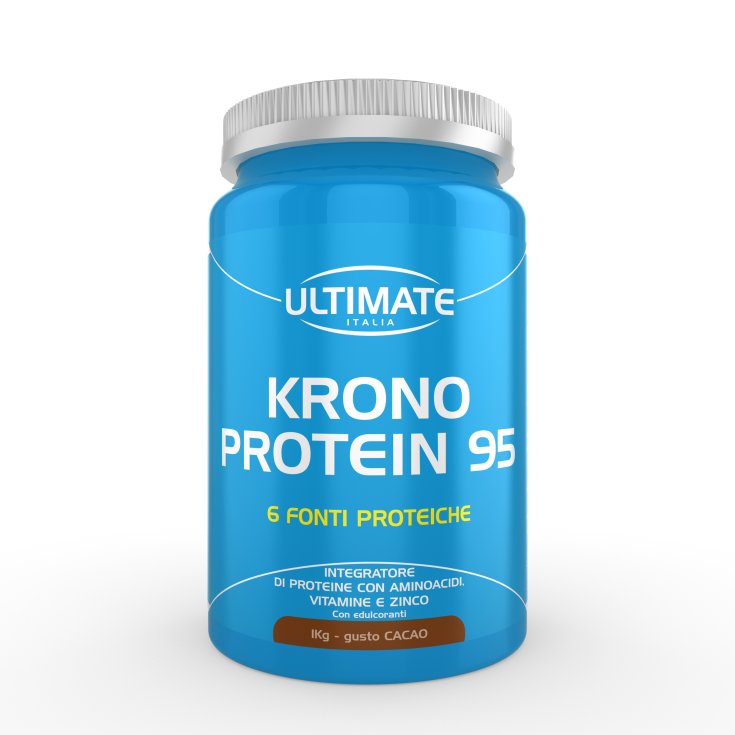 Ultimate Krono Protein 95 Complément Alimentaire Goût Cacao 1kg