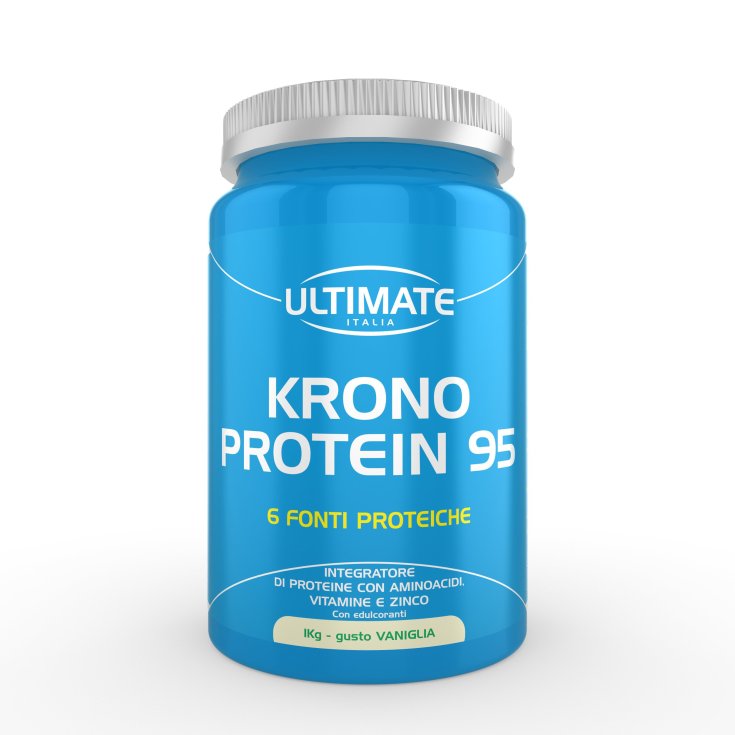 Ultimate Krono Protein 95 Complément Alimentaire Goût Crème Vanille 1kg