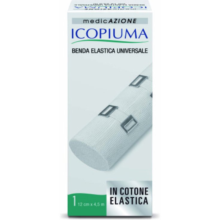 Icopiuma Bandage Élastique Universel En Coton 12x450cm