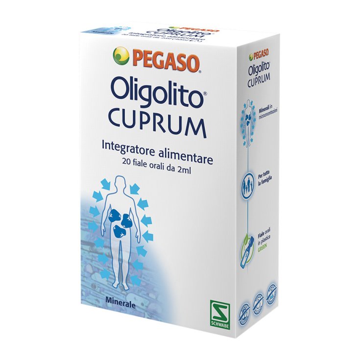 Pegaso® Oligolito® CUPRUM Complément Alimentaire 20 Ampoules 2 ml