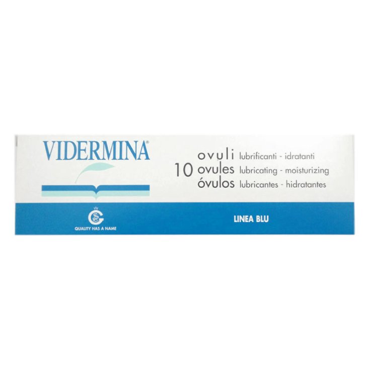 Vidermina® Ovules Vaginaux Lubrifiants 10 Ovules
