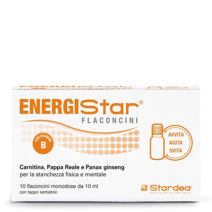 Stardea Energistar Complément Alimentaire 10 Ampoules Unidoses de 10 ml