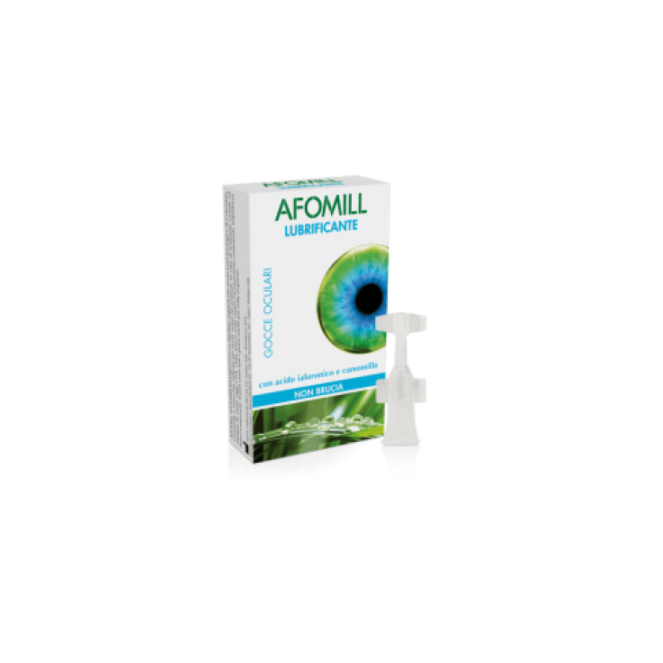 Montefarmaco Afomill Gouttes Oculaires Lubrifiantes Hydratantes 10 Flacons