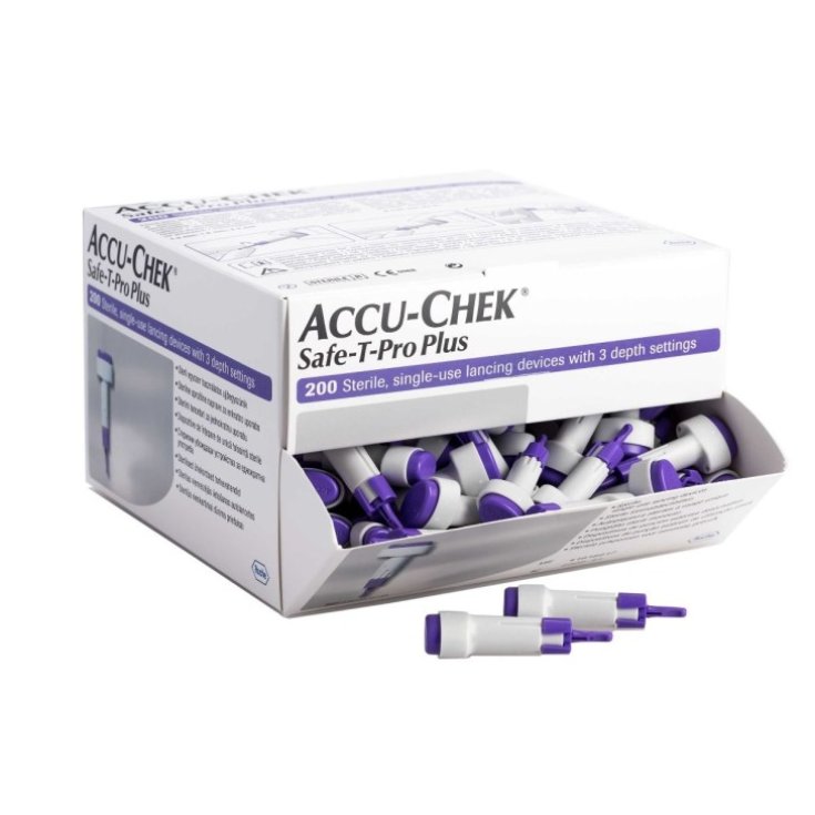 Lancettes Accu-Chek Safe T-Pro Plus 200