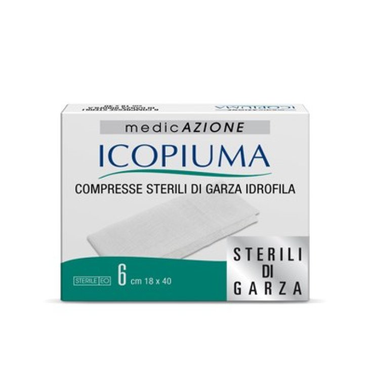 Icopiuma Compresses Stériles De Gaze Hydrophile 18x40cm 6Pièces