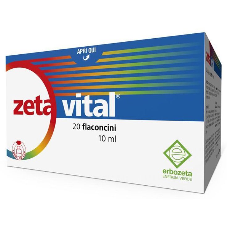 Erbozeta Zeta Vital Complément Alimentaire 20 Ampoules 10 ml