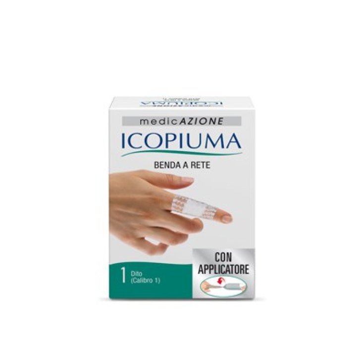 Icopiuma Finger Net Bandage avec 1 applicateur de jauge