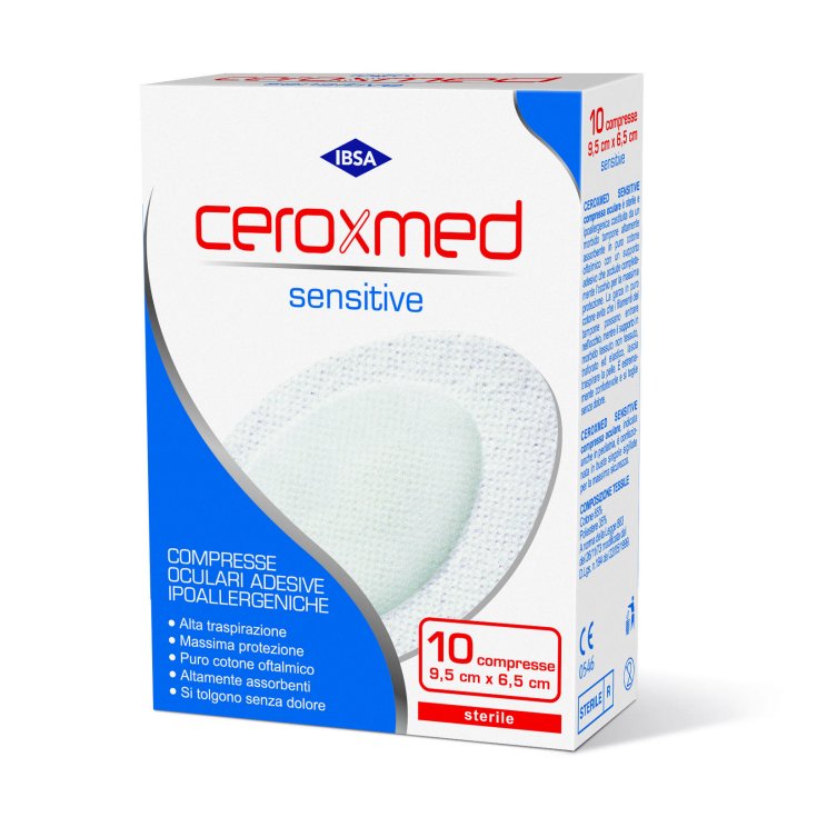 Ceroxmed Sensitive Comprimé Oculaire IBSA 10 Comprimés 9,5cmx6,5cm