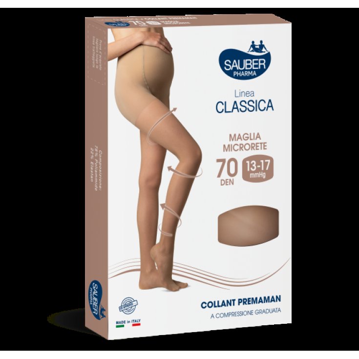 Collants de maternité Sauber Pharma Classic Line 70 DEN Couleur Noir Taille 5