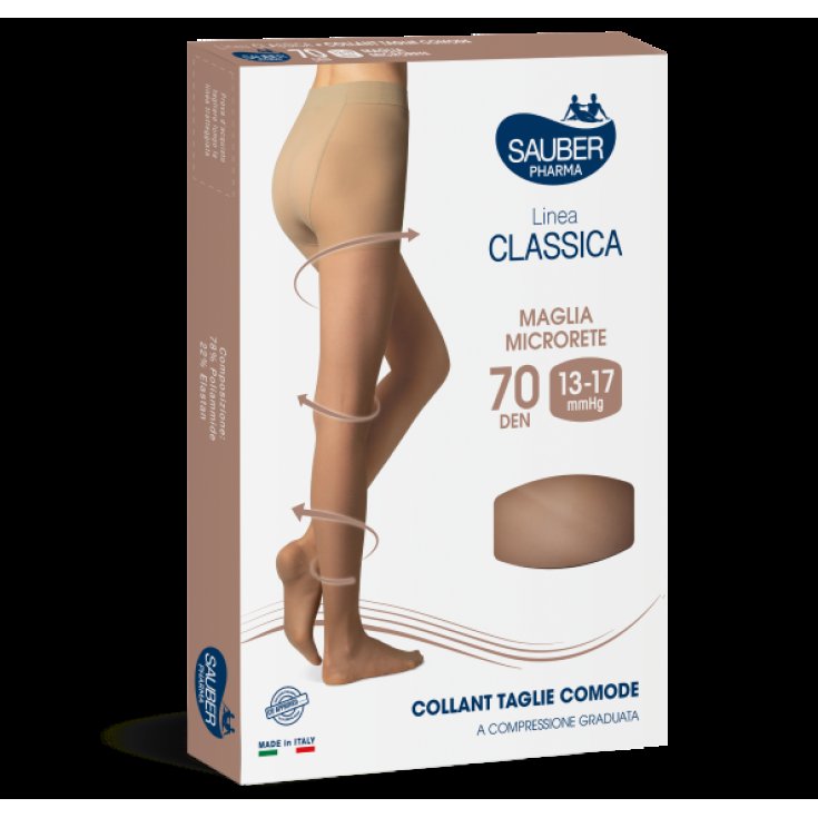 Sauber Pharma Classic Line Plus Taille 70 DEN Couleur Noir Taille 5
