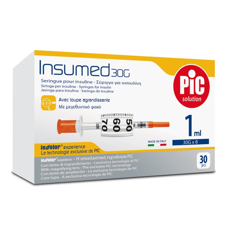 Pic Insumed Insuline Seringue 1mg 8mm