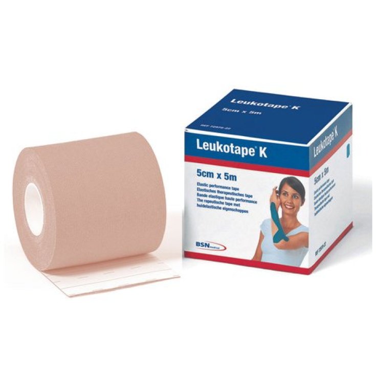 Bsn Medical Leukotape K Pansement Technique Neuro Musculaire Vnm Beige 5 Cm X 5 C