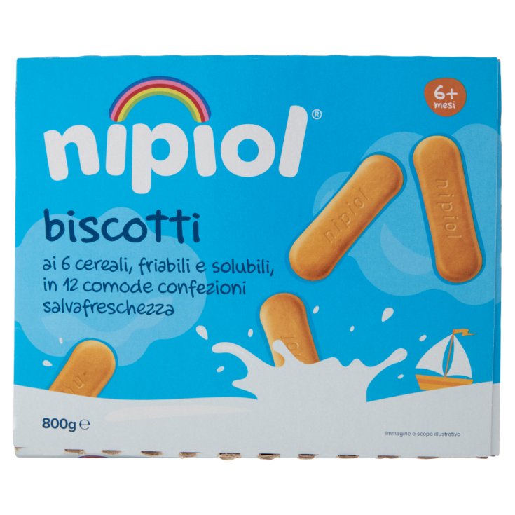 Nipiol 6biscuits aux céréales 800