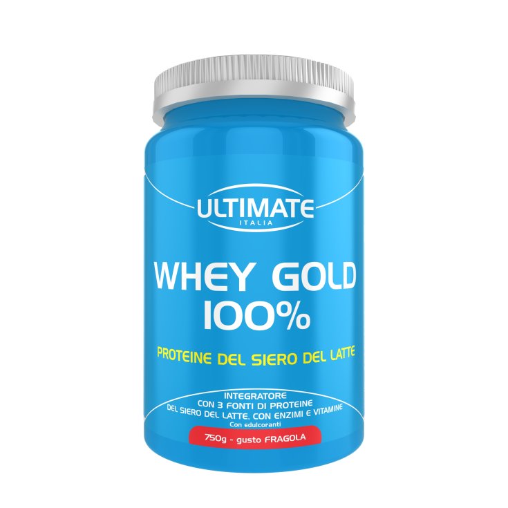 Ultimate Whey Gold Complément Alimentaire 100% Goût Fraise 750g