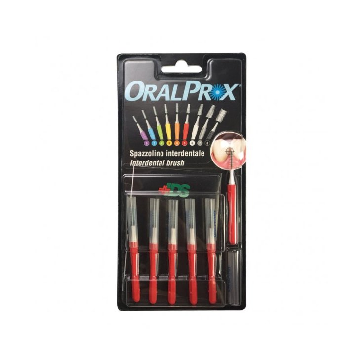 Brossette Interdentaire Taille 5 Rouge Oralprox 6 Pièces