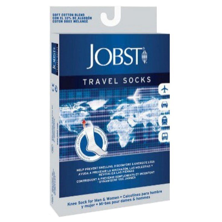 Jobst Travel Chaussettes Gamb Blu L