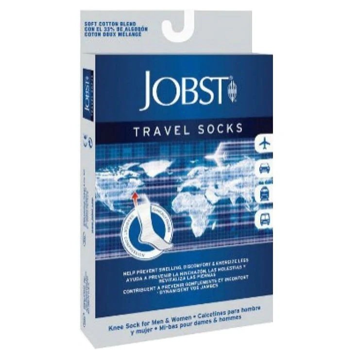 Jobst Travel Chaussettes Gamb Blu Xl