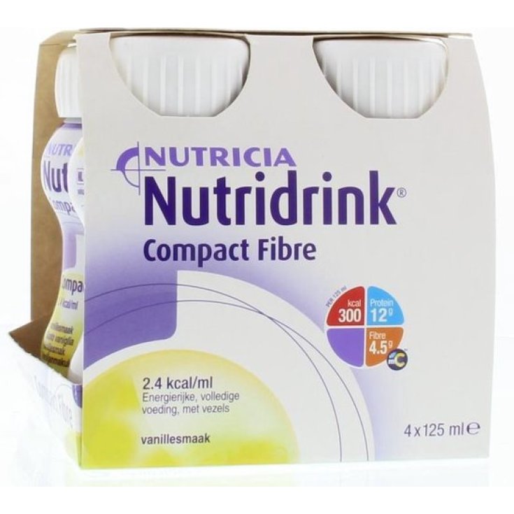 Nutridrink Fibre Compacte Vanille Nutricia 4x125ml