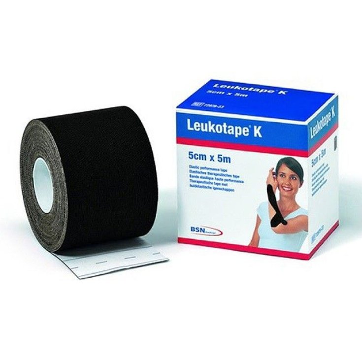 Leukotape K 5x500cm Moyen Noir