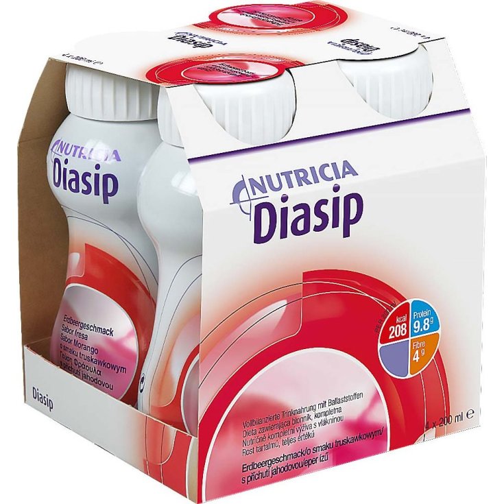 Diasip Goût Fraise Nutricia 4x200ml