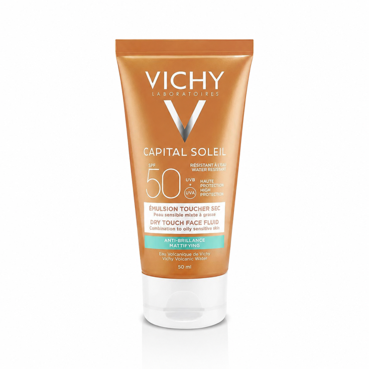 Vichy Idéal Soleil Fluide Matifiant Visage Toucher Sec Spf50 50 ml