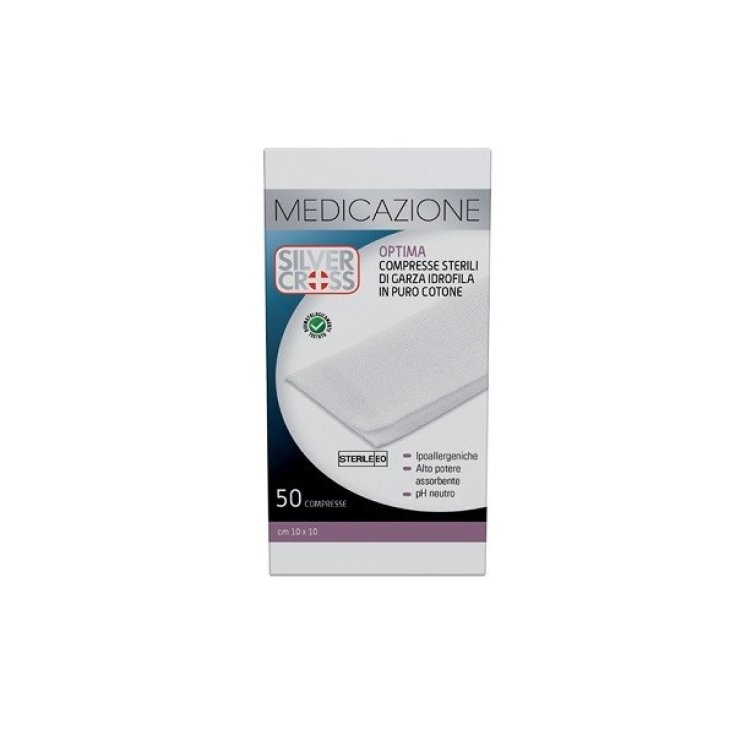 Gaze Silverc Lit 36x40cm 12pcs